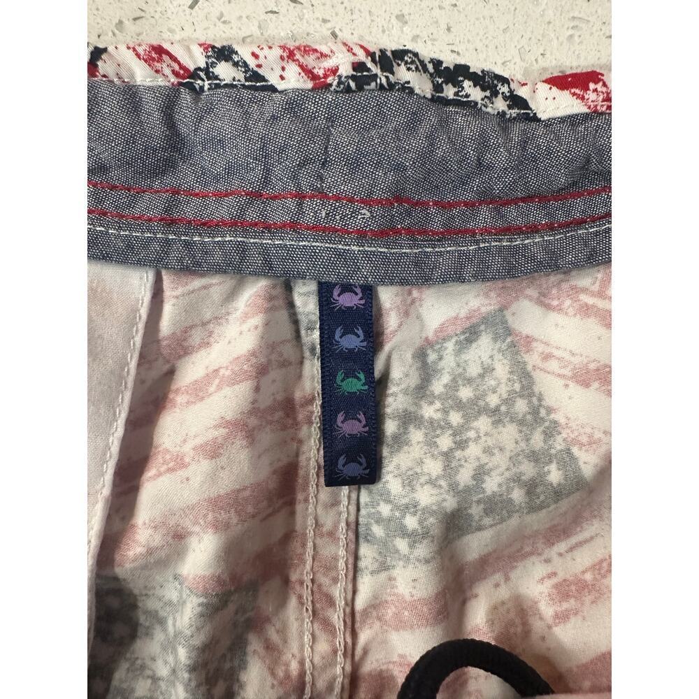 Charleston Threads Mens “Country First” Shorts. Button With Drawstring. Size 38 - Picture 5 of 5